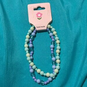 2 pack plain bracelets 🩵💚